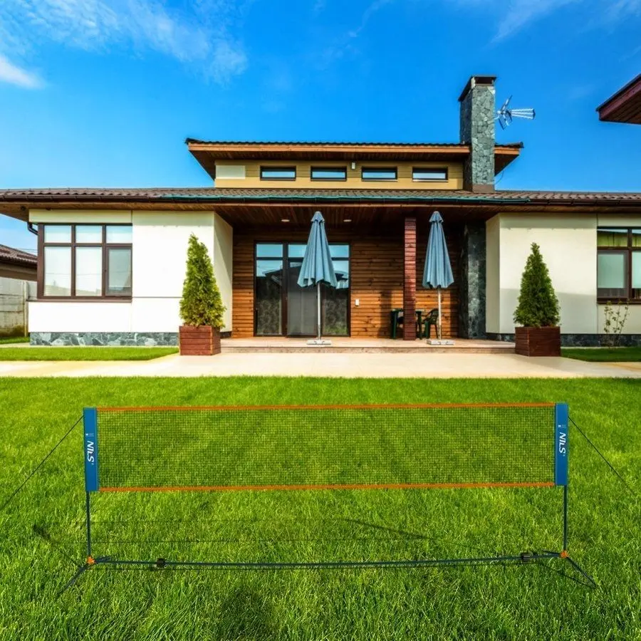 Сетка для бадминтона Nils NN400 (White/Blue)