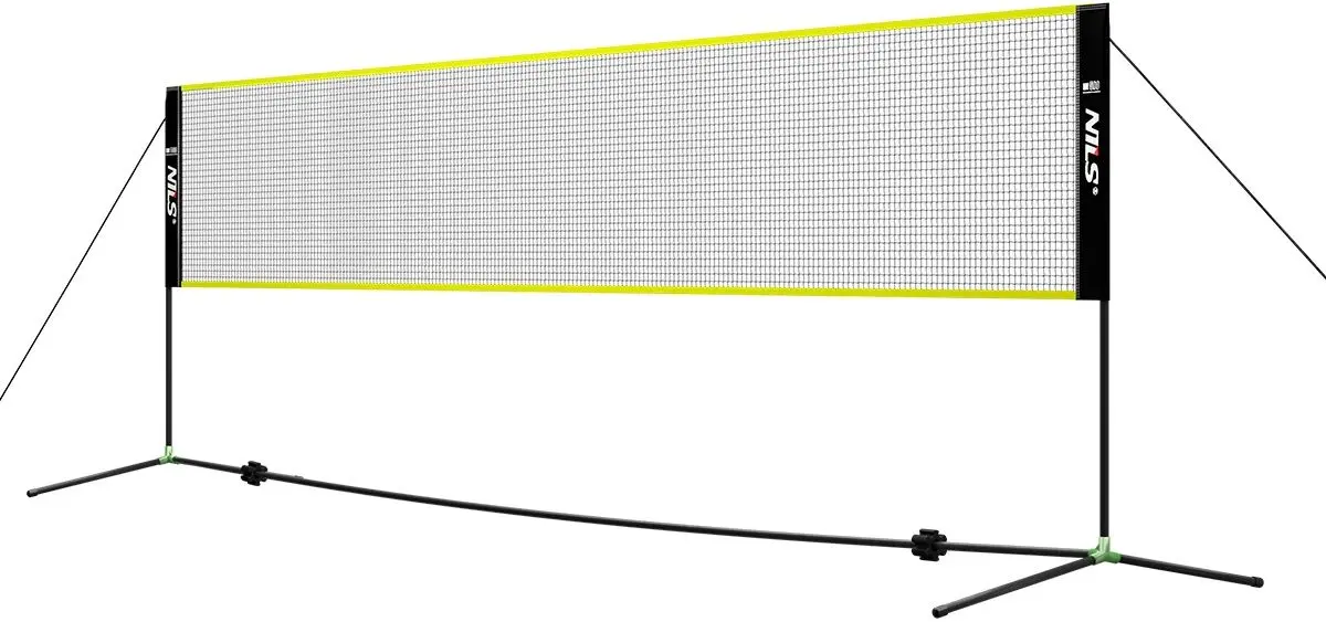 Сетка для бадминтона Nils NN500 (Black/Yellow)