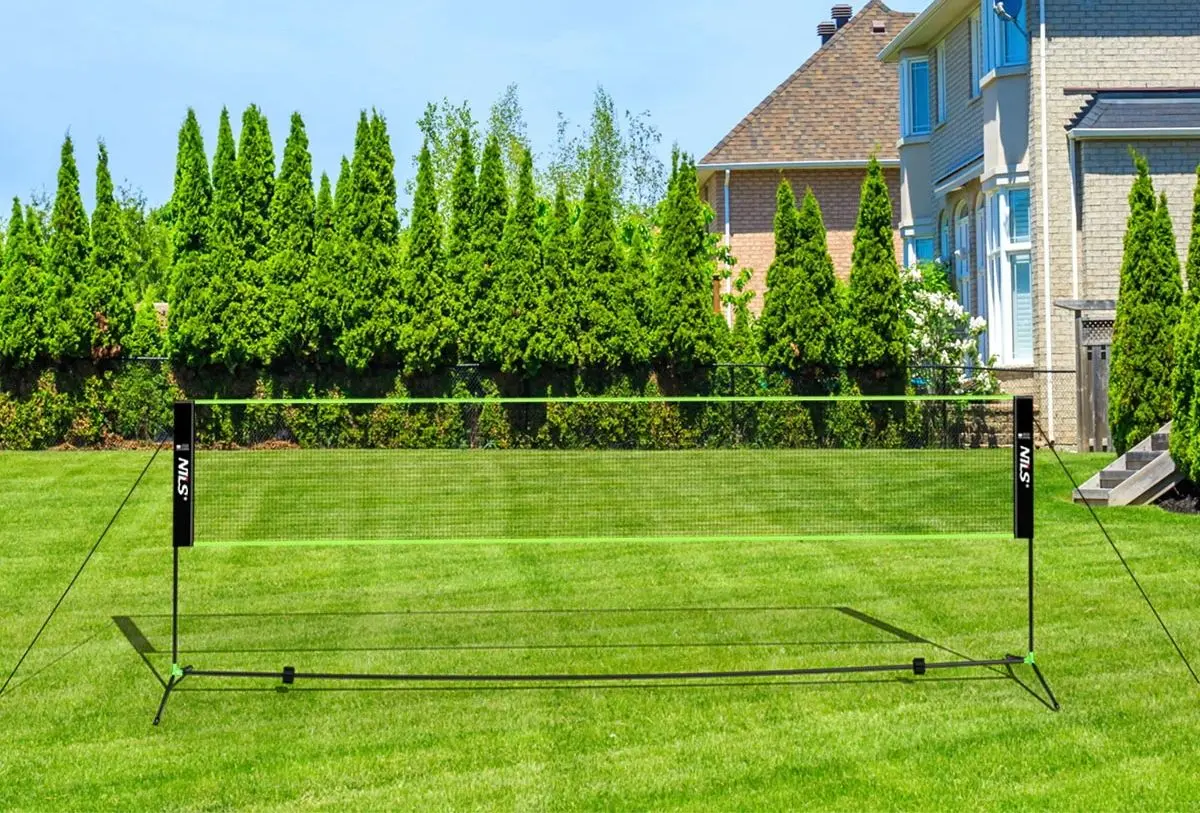 Сетка для бадминтона Nils NN500 (Black/Yellow)