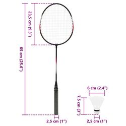 Набор для бадминтона VidaXL 4016329 (Orange/Black) Thumb