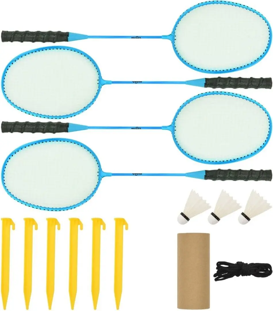 Set pentru badminton  VidaXL 93745 (Yellow/Black)