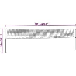 Set pentru badminton  VidaXL 93745 (Yellow/Black) Thumb