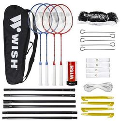 Set de badminton Wish Alumtec 5566 (Blue/Red)