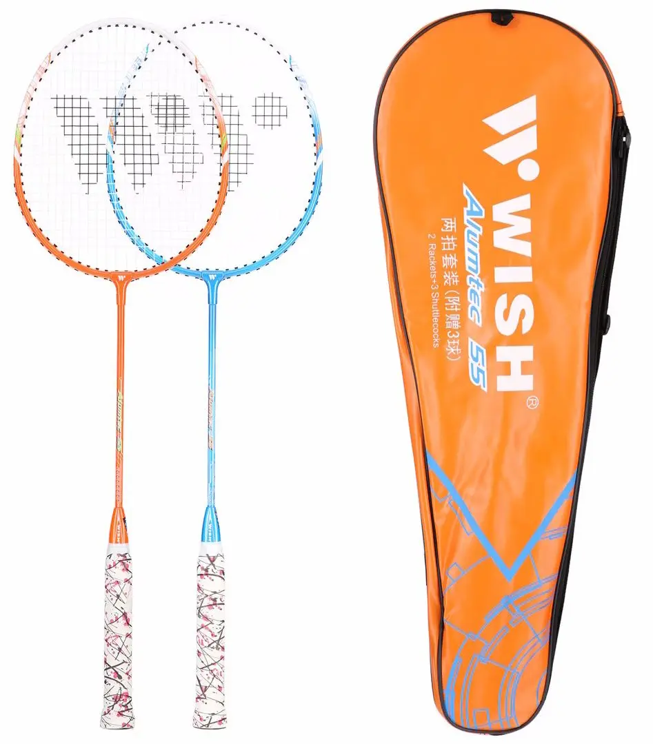 Set de badminton Wish Alumtec 55K (Orange/Blue)