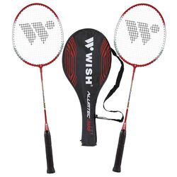Ракетки для бадминтона Wish Alumtec 308 (Red/Black) Thumb