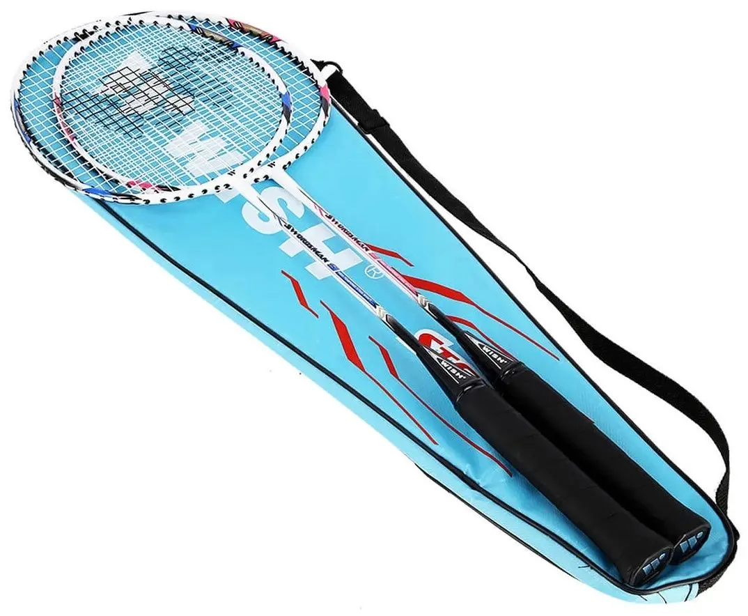 Palete pentru badminton Wish Steeltec 9K (White)