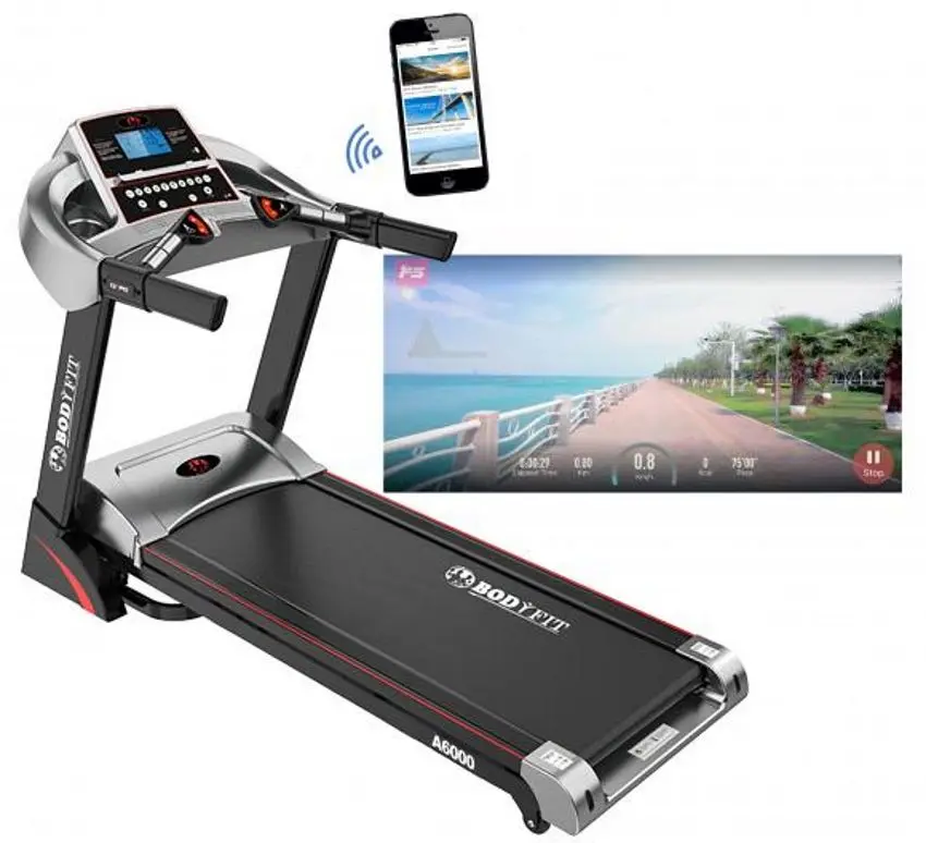 Banda de alergare BodyFit A6000 (Black/Grey)