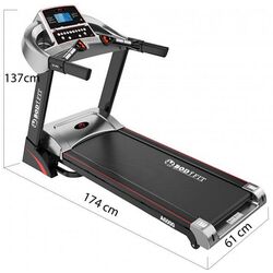 Banda de alergare BodyFit A6000 (Black/Grey) Thumb