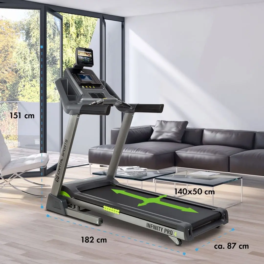 Беговая дорожка Capital Sports Infinity Pro 4.0 (Grey) - 4