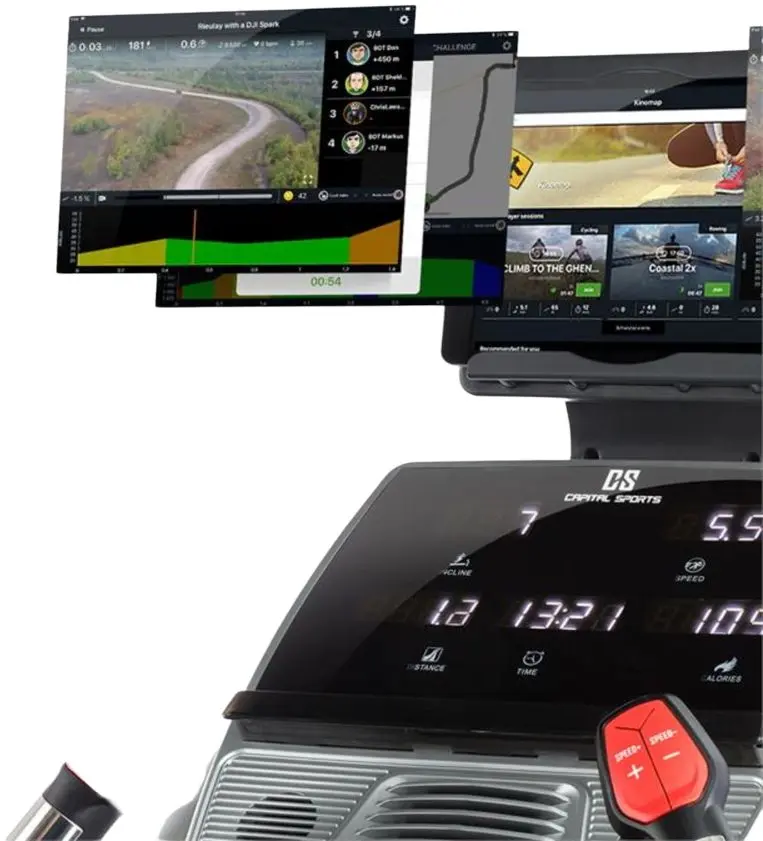 Беговая дорожка Capital Sports Infinity Track 4.0 (Grey)