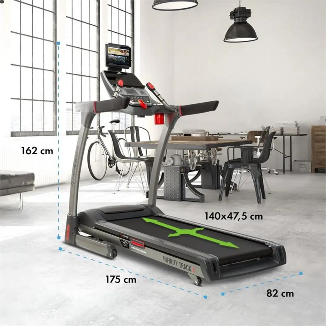 Беговая дорожка Capital Sports Infinity Track 4.0 (Grey)