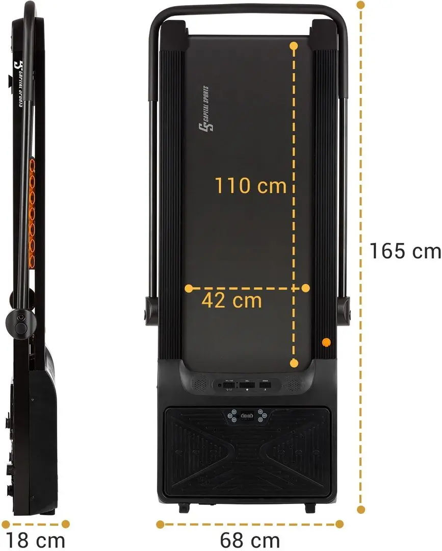 Беговая дорожка Capital Sports Workspace Fusion (Black) - 3