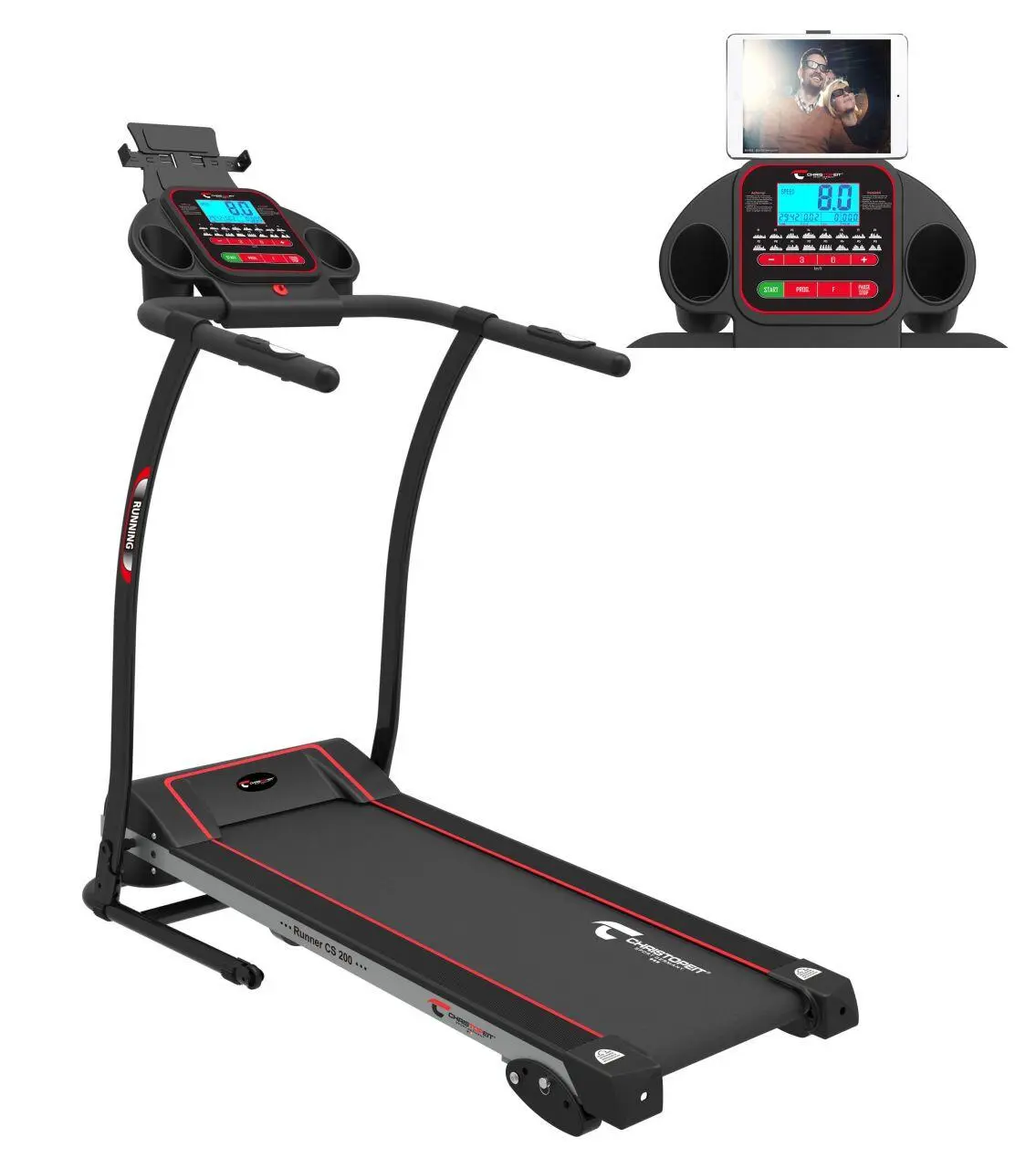 Banda de alergare Christopeit Sport CS 200 (Black)