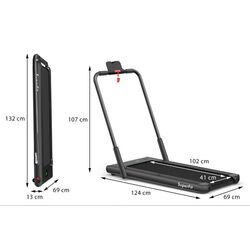 Banda de alergare Costway SP37513DE-BK (Black) Thumb