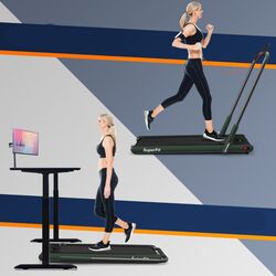 Banda de alergare Costway SP37513DE-GN (Green) Thumb