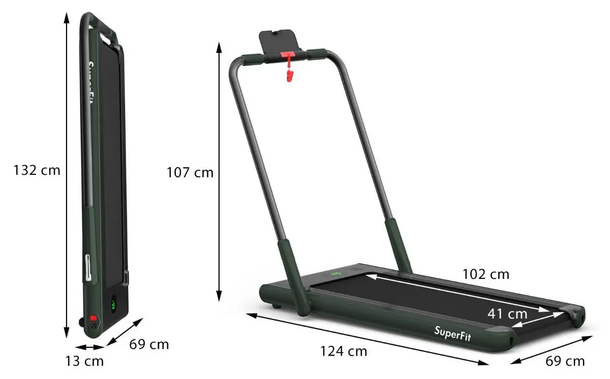 Banda de alergare Costway SP37513DE-GN (Green)