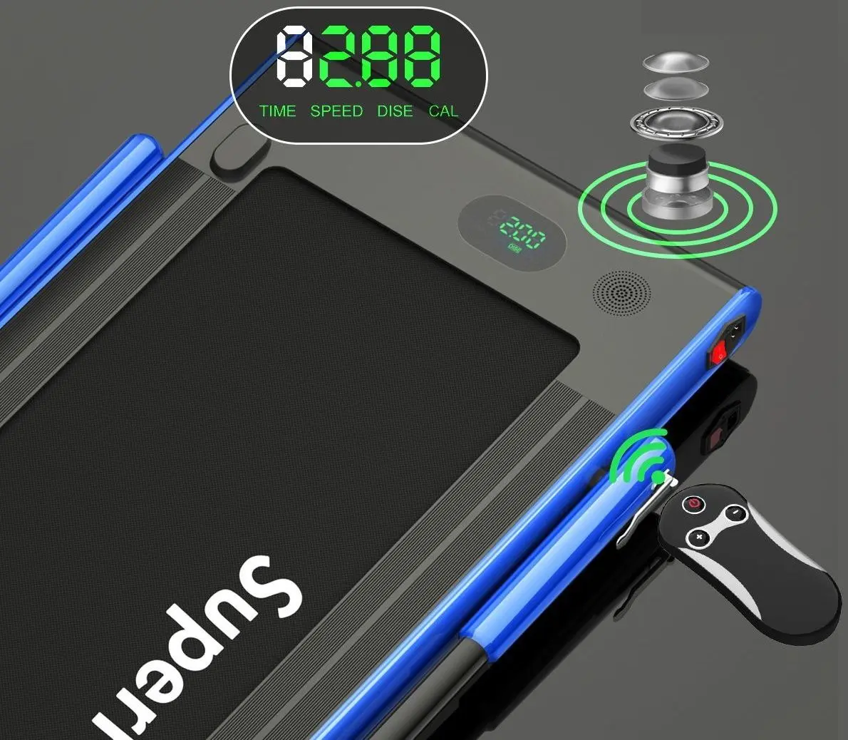 Banda de alergare Costway SP37513DE-NY (Navy)