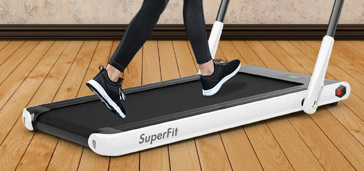 Banda de alergare Costway SP37513DE-WH (White)