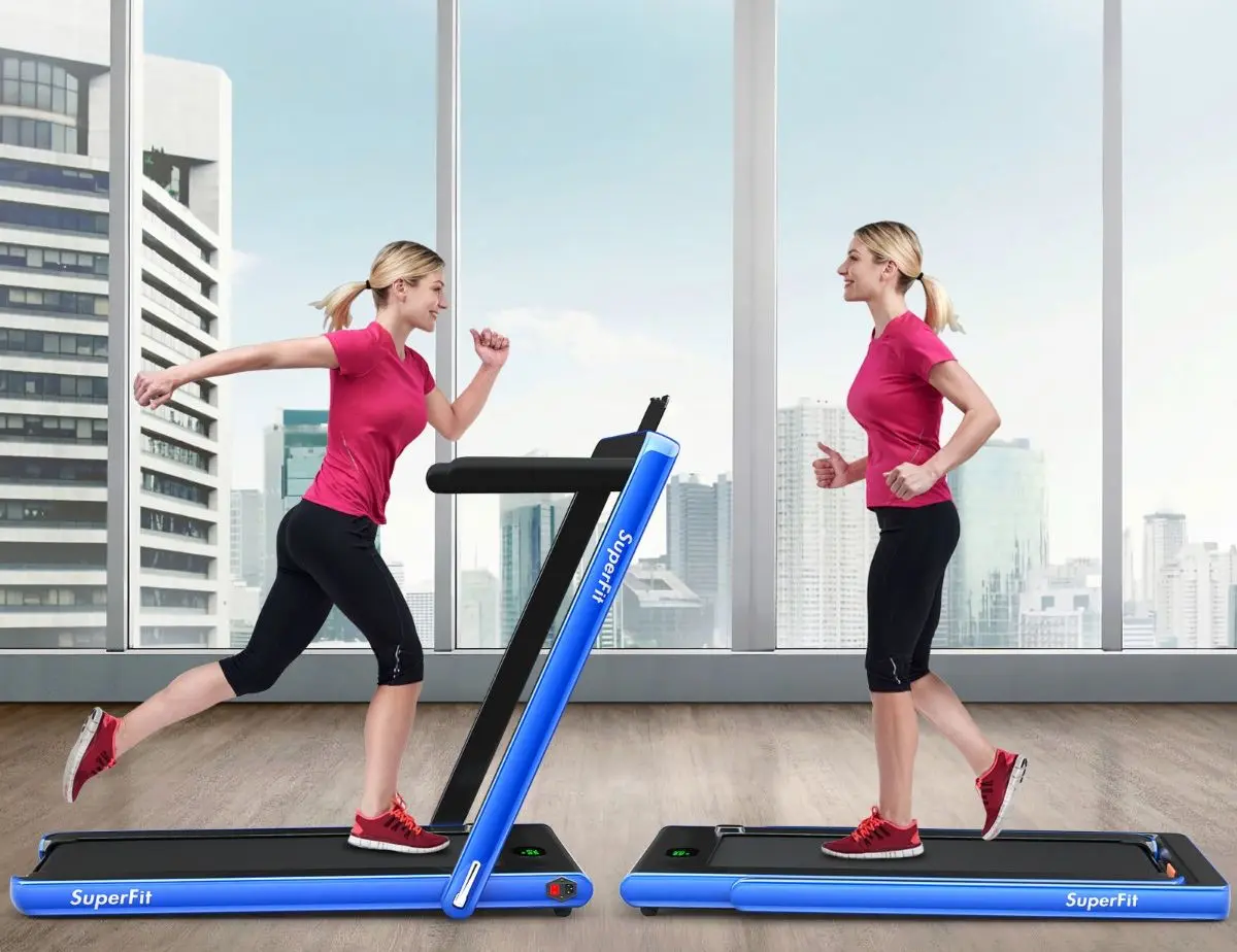 Banda de alergare Costway SP37514DE-NY (Navy)