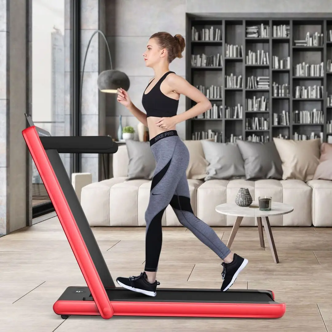 Беговая дорожка Costway SP37522DE-RE (Red) - 4