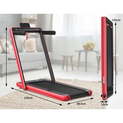 Беговая дорожка Costway SP37522DE-RE (Red) Thumb