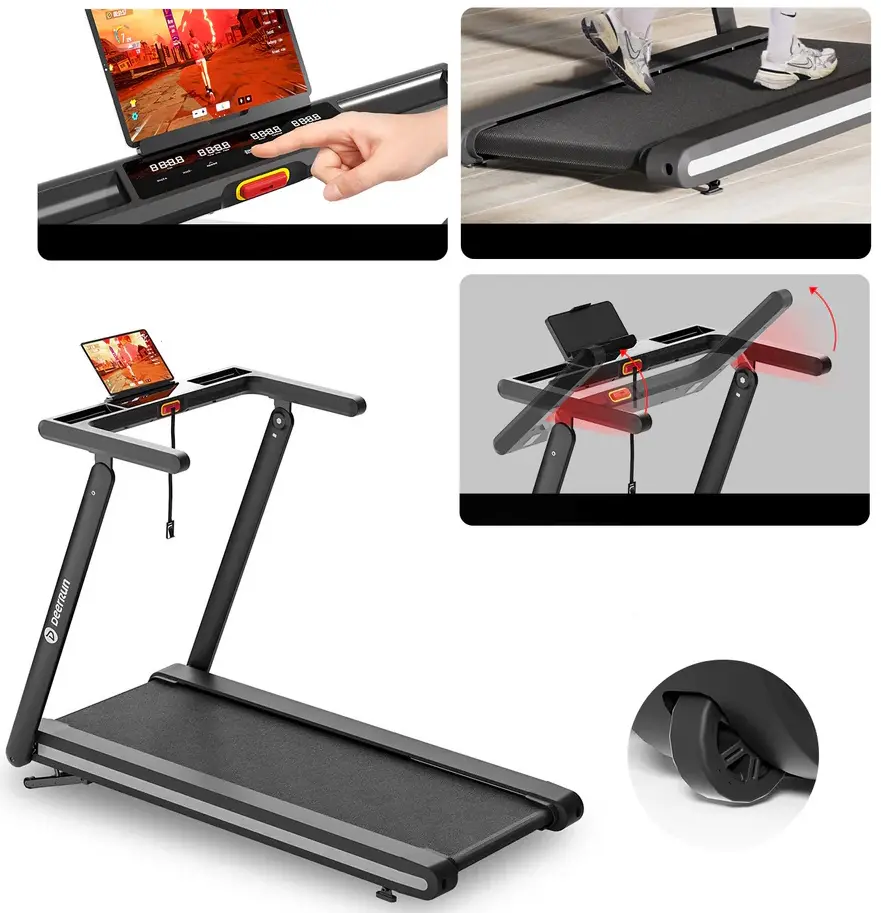 Banda de alergare DeerRun X20 (Black) - 6