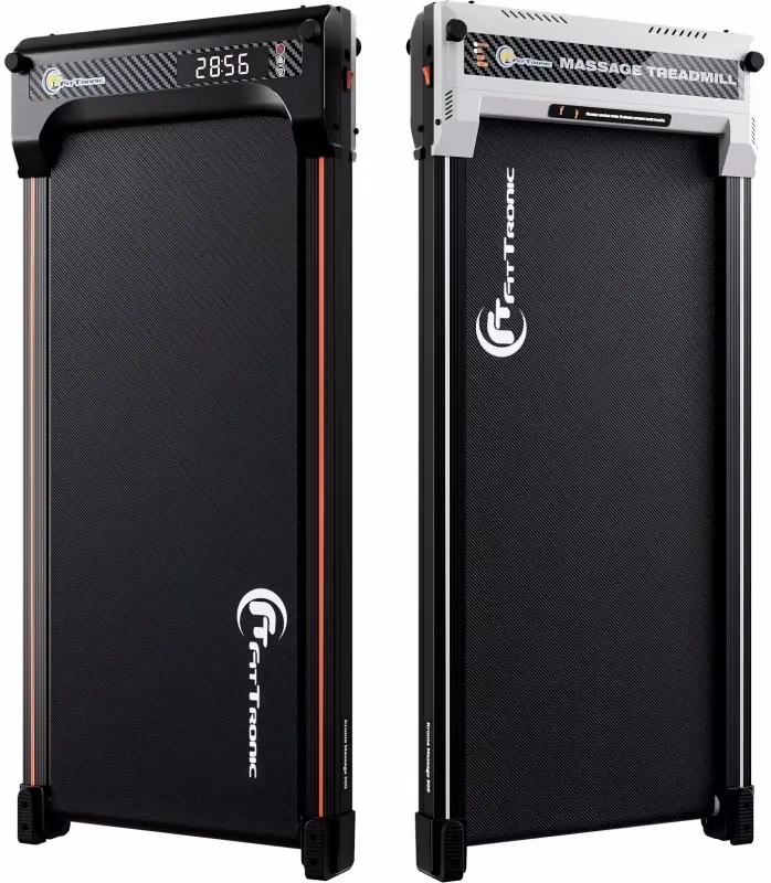 Banda de alergare 2in1 FitTronic Krome Massage 500 (Black) - 4