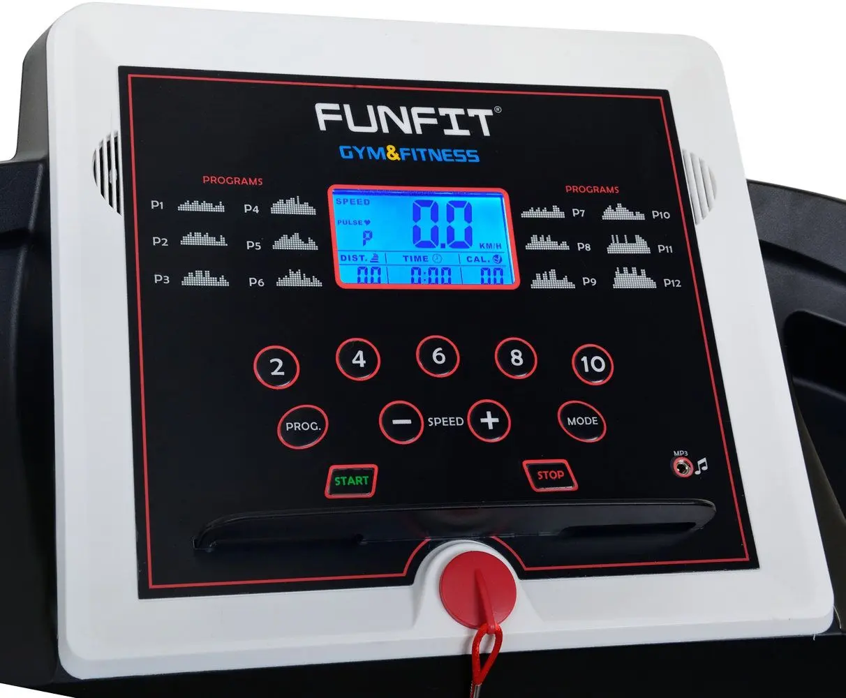 Banda de alergare FunFit C4 (Black/Red) - 9