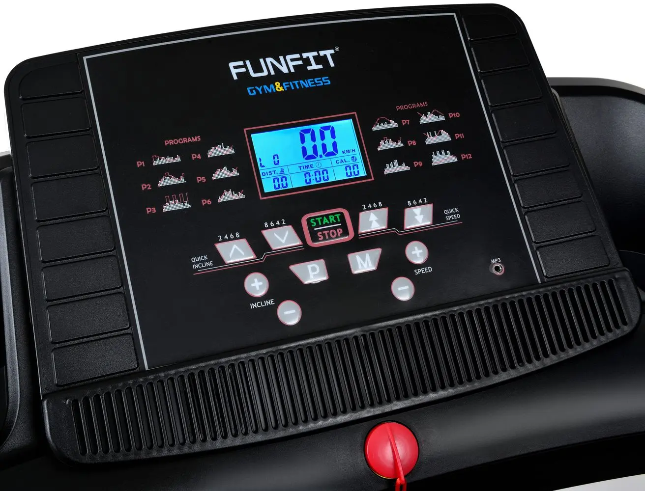 Banda de alergare FunFit C5 (Black/Red) - 6