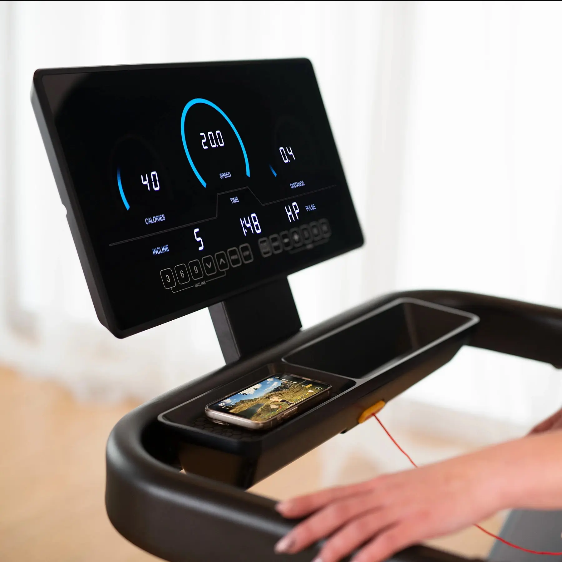 Беговая дорожка HMS BE5838 Premium (Black) - 6