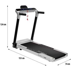 Banda de alergare HMS BE8501 (Black/White) Thumb