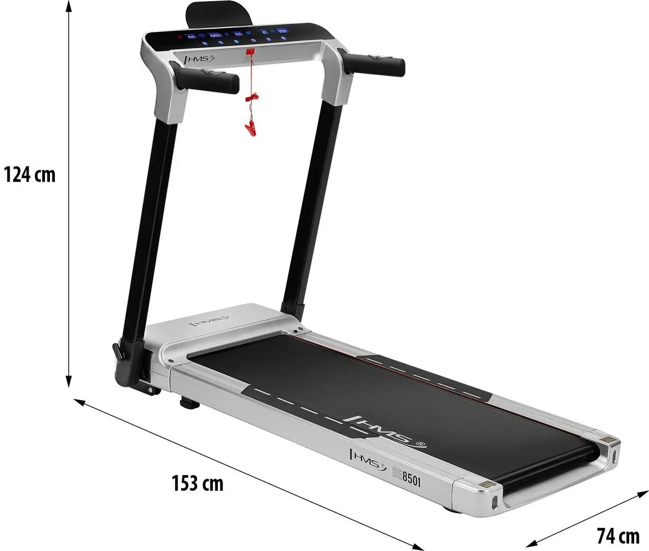 Banda de alergare HMS BE8501 (Black/White)