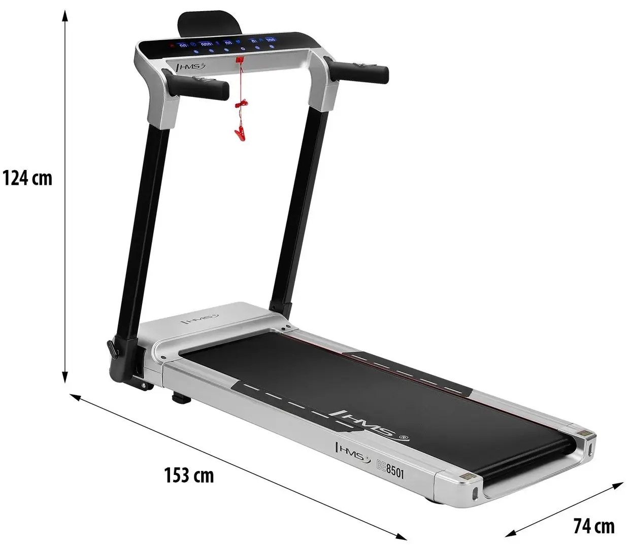 Banda de alergare Hms BE8501i (White/Black)