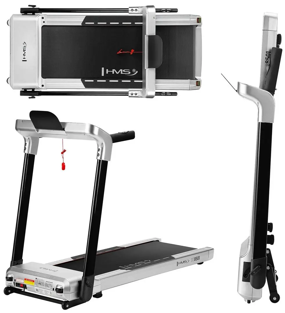 Banda de alergare Hms BE8501i (White/Black)