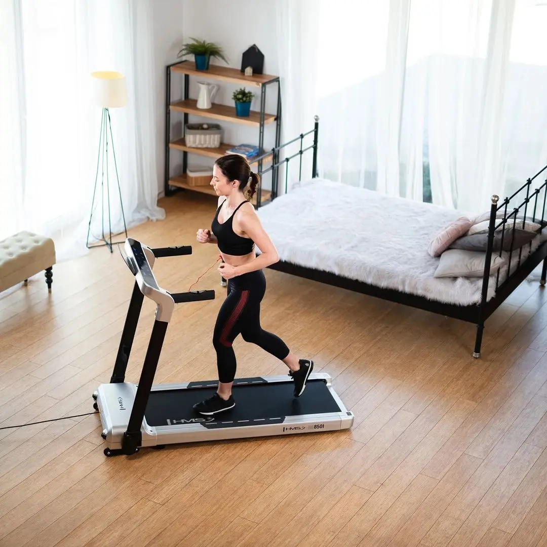 Banda de alergare Hms BE8501i (White/Black)