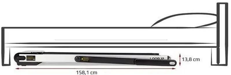 Banda de alergare HMS LOOP12 (Black)