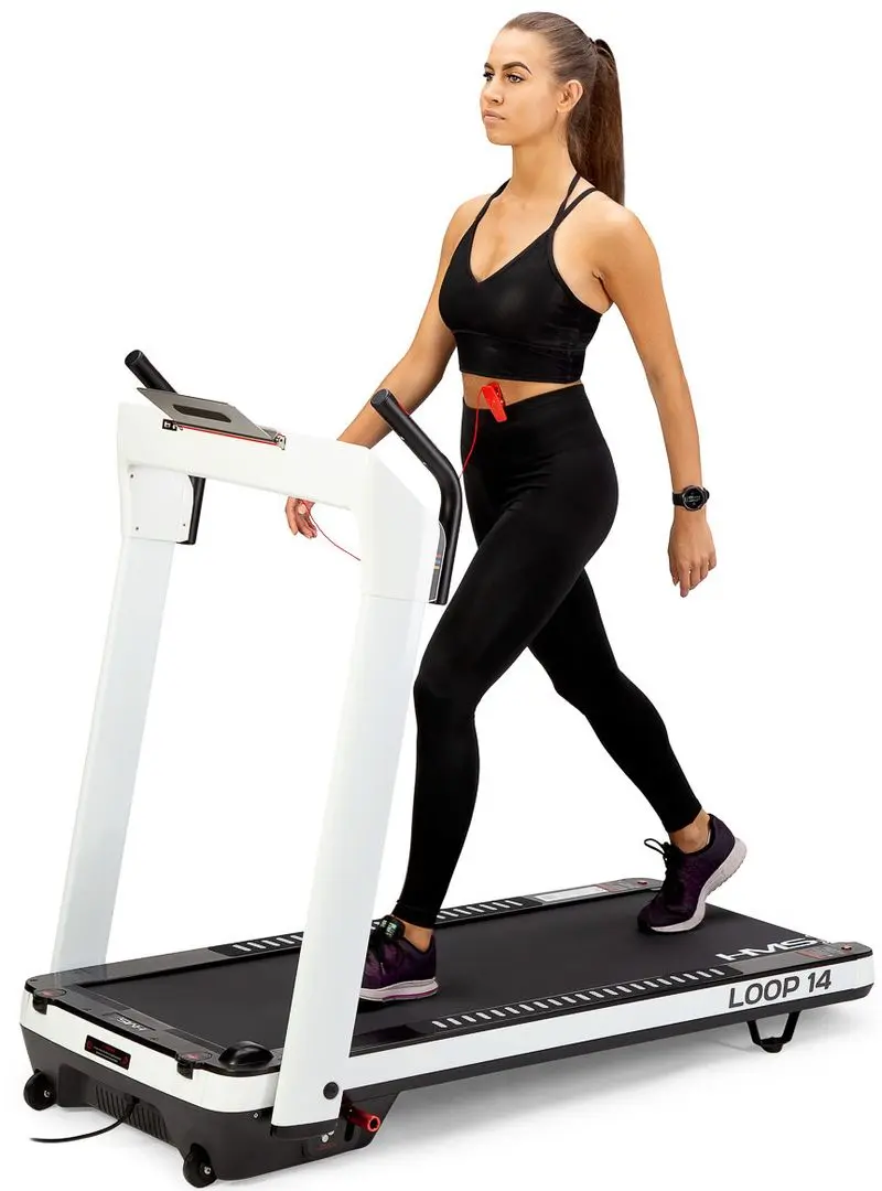 Banda de alergare HMS LOOP14 (White/Black) - 3