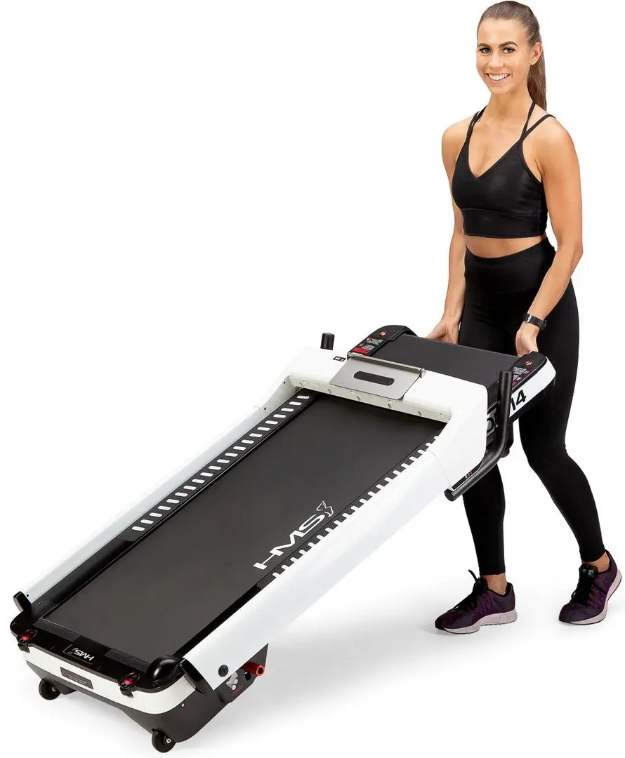 Banda de alergare HMS LOOP14 (White/Black) - 2