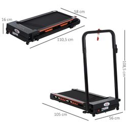 Беговая дорожка Homcom A90-131 (Black) Thumb