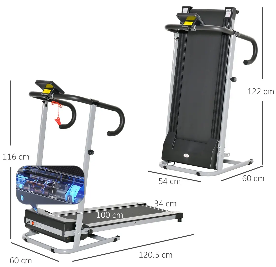 Беговая дорожка Homcom B1-0097 (Black)