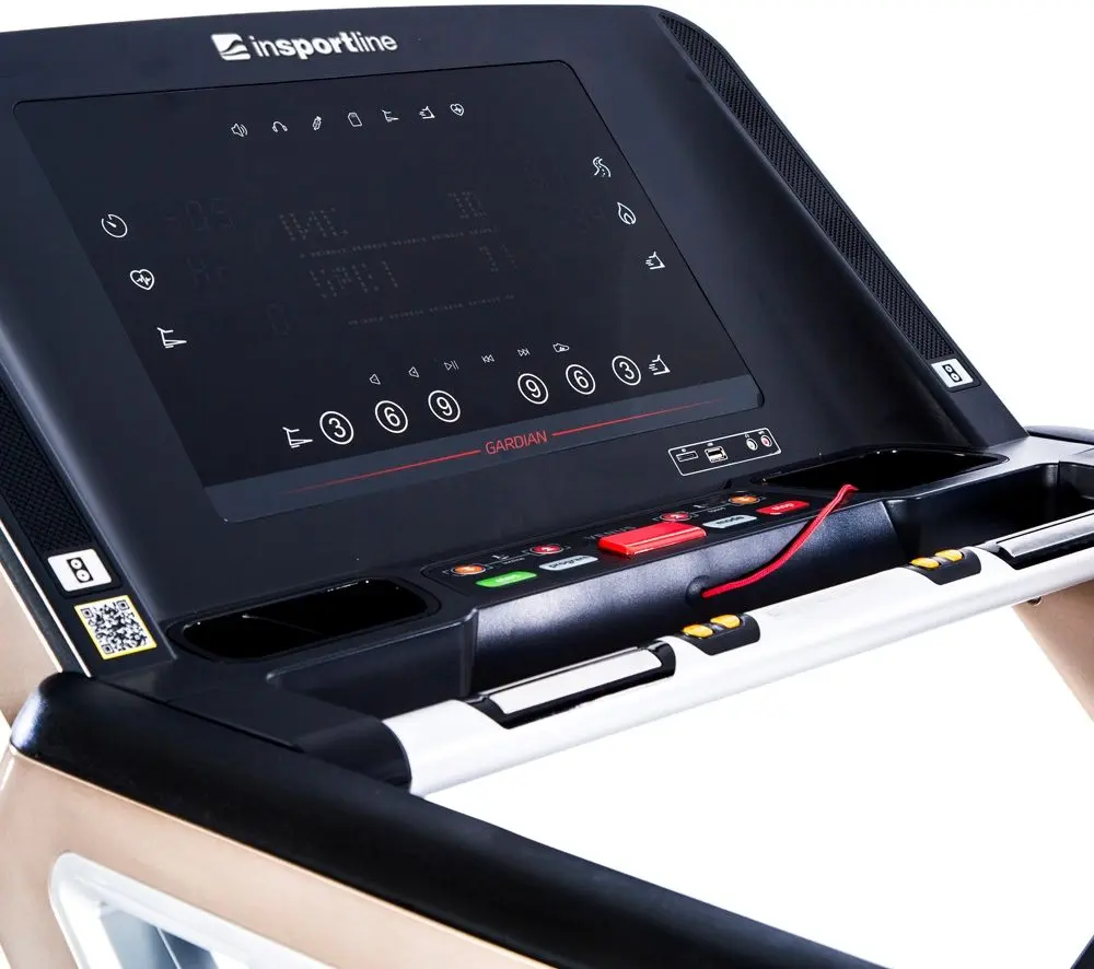 Беговая дорожка Insportline Gardian G12 (Black/Gold) - 4