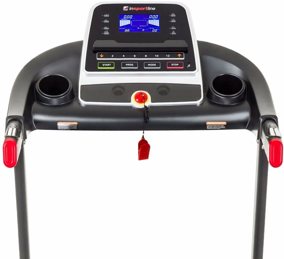 Banda de alergare Insportline Lavister (Black/Red) - 2