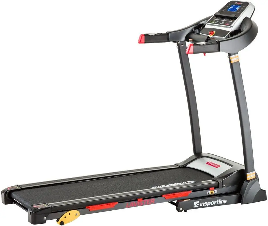 Banda de alergare Insportline Lavister (Black/Red)