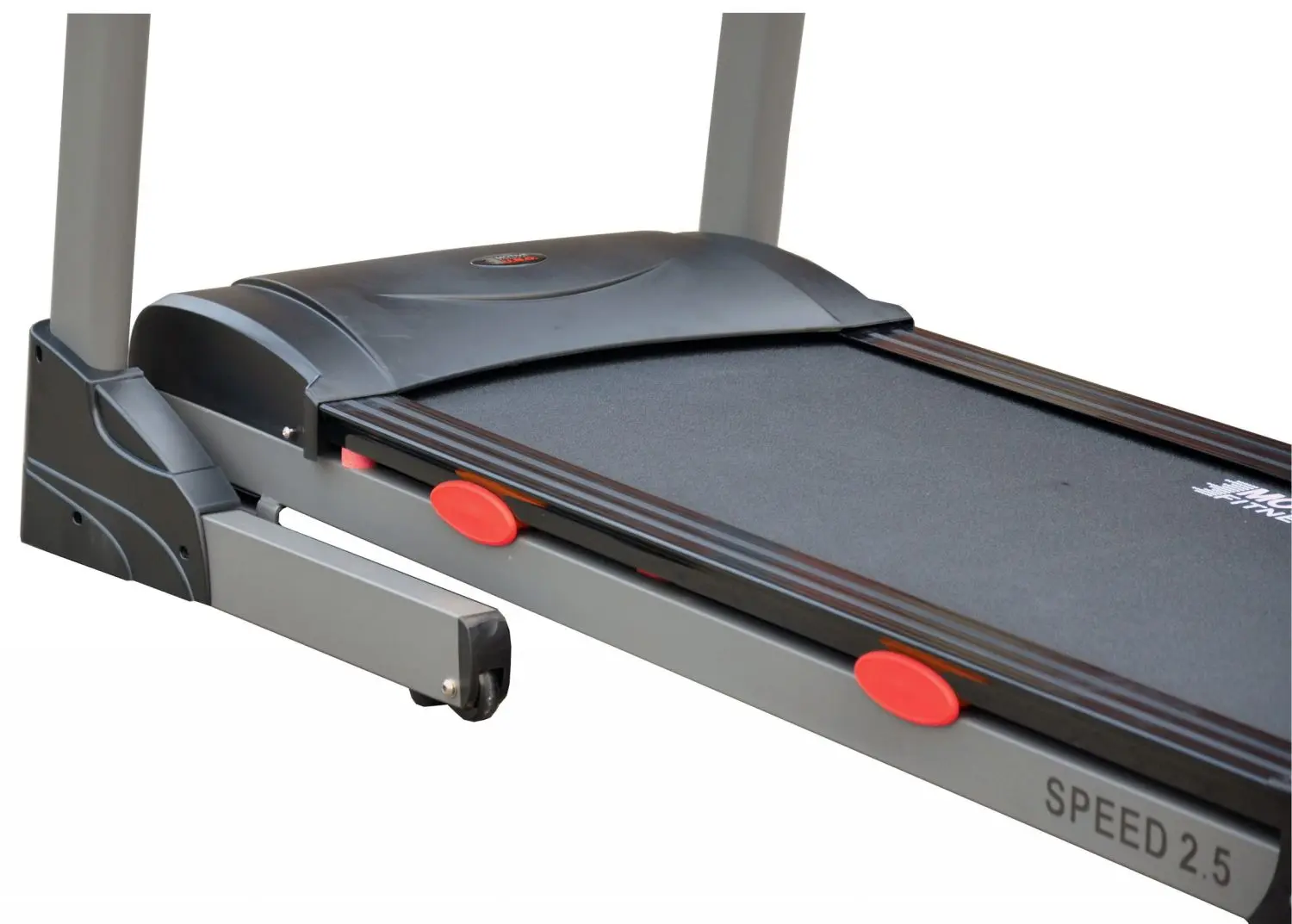 Banda de alergat Motive Fitness by U.N.O Speed 2.5 (Black/Silver)