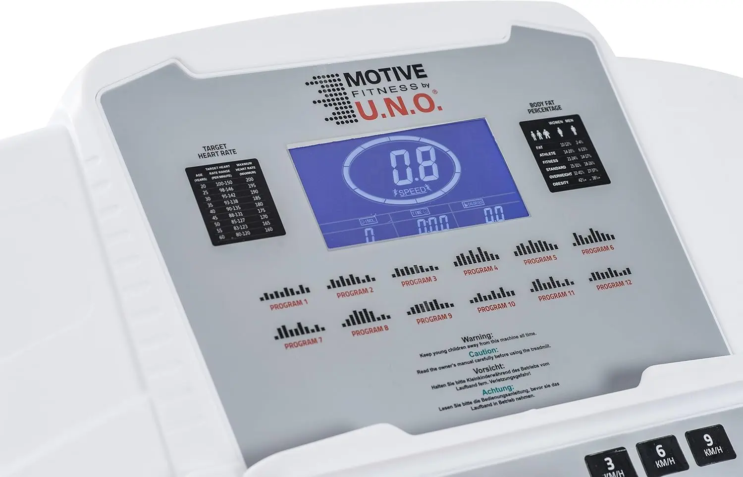 Banda de alergare Motive Fitness Speed ​​Master 1.8M (White)