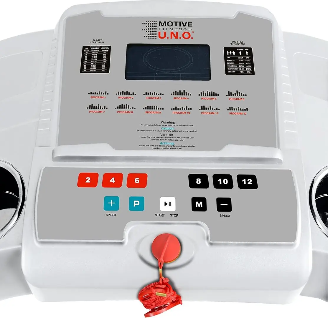 Banda de alergare Motive Fitness Speed ​​Master 1.8M (White)