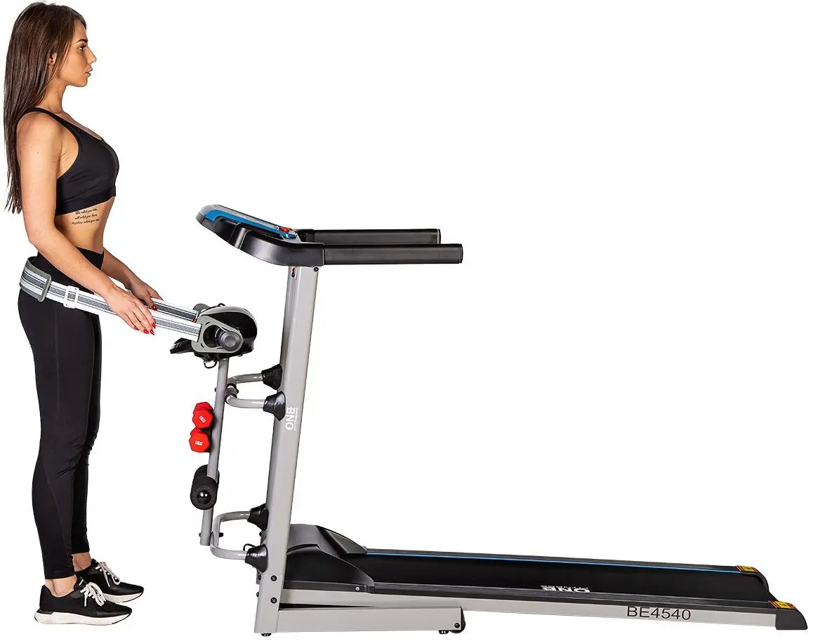 Banda de alergat cu aparat de masaj One Fitness BE4540 (Black)