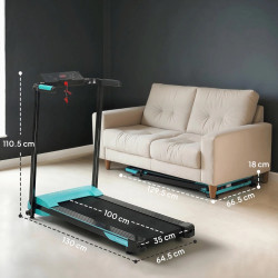 Беговая дорожка Sportnow A90-415V90LB (Black/Light Blue) Thumb