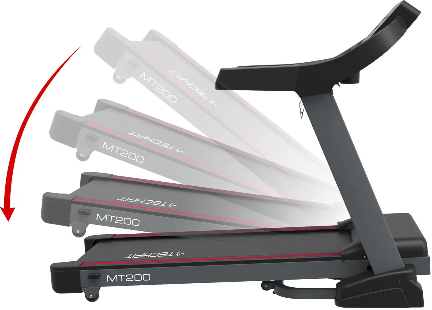 Banda de alergare Techfit MT200 (Black) - 3