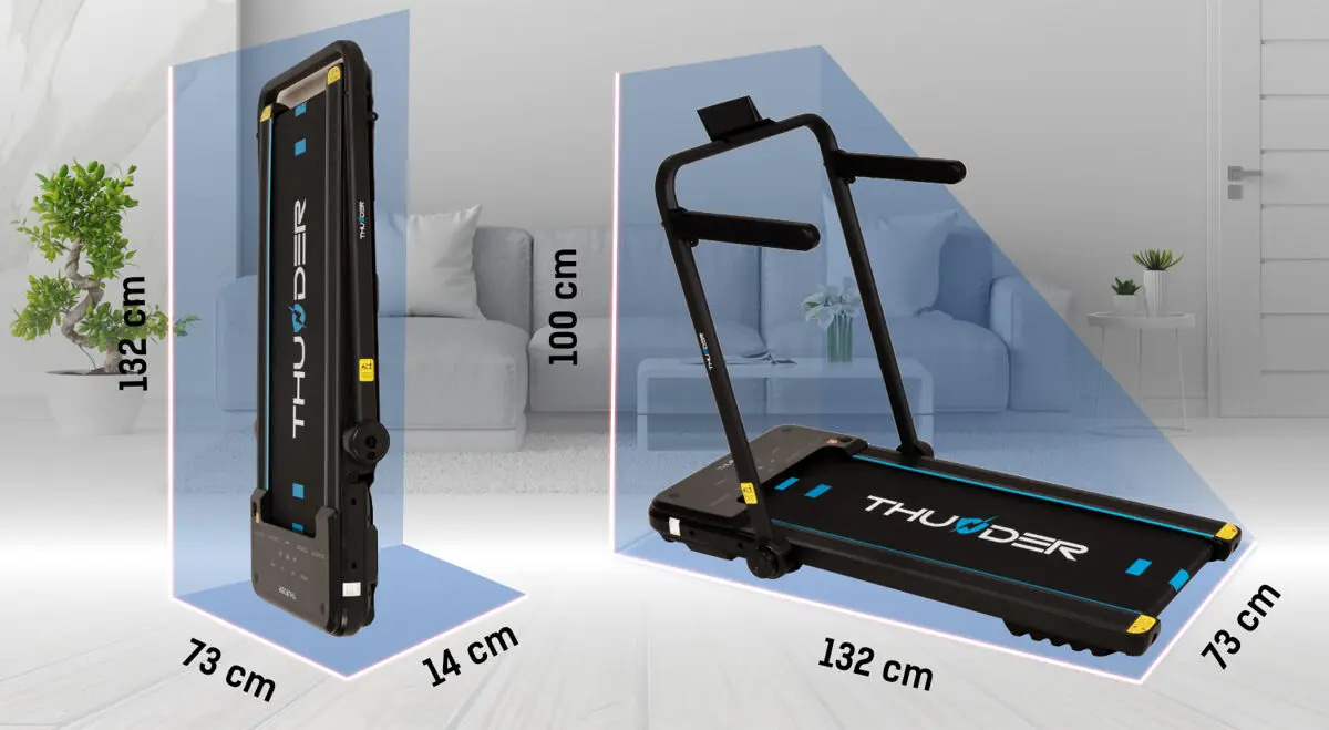 Banda de alergare Thunder Impact (Black)